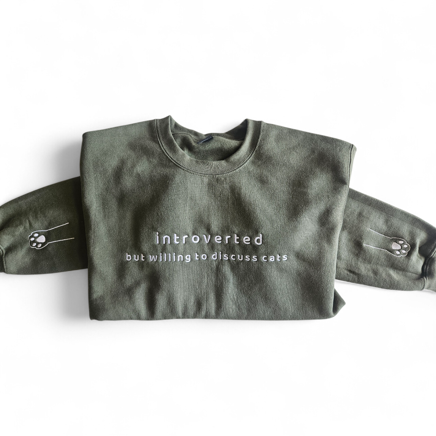 Introverted Cat Sweatshirt