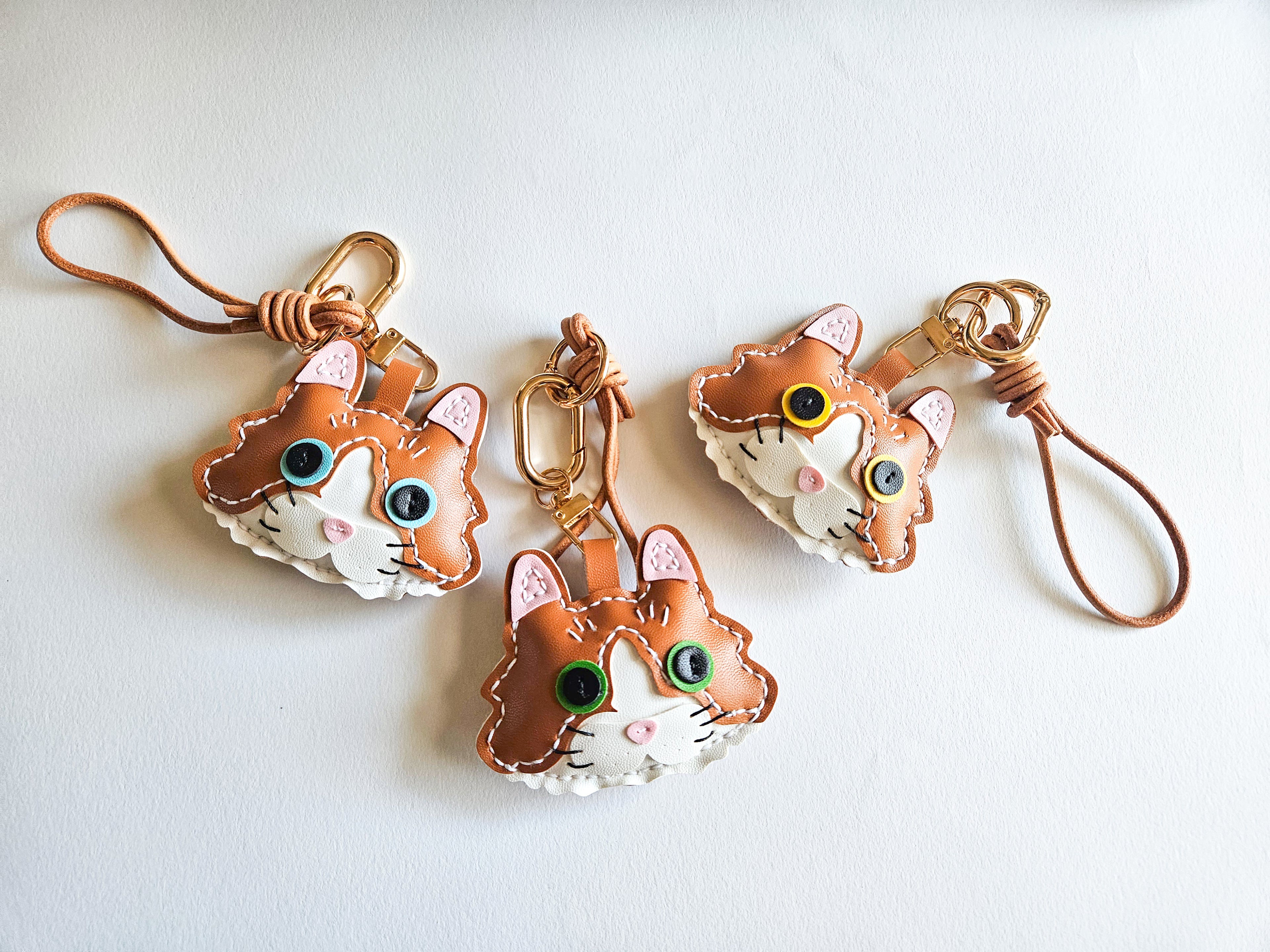 Cat Face Bag Charm