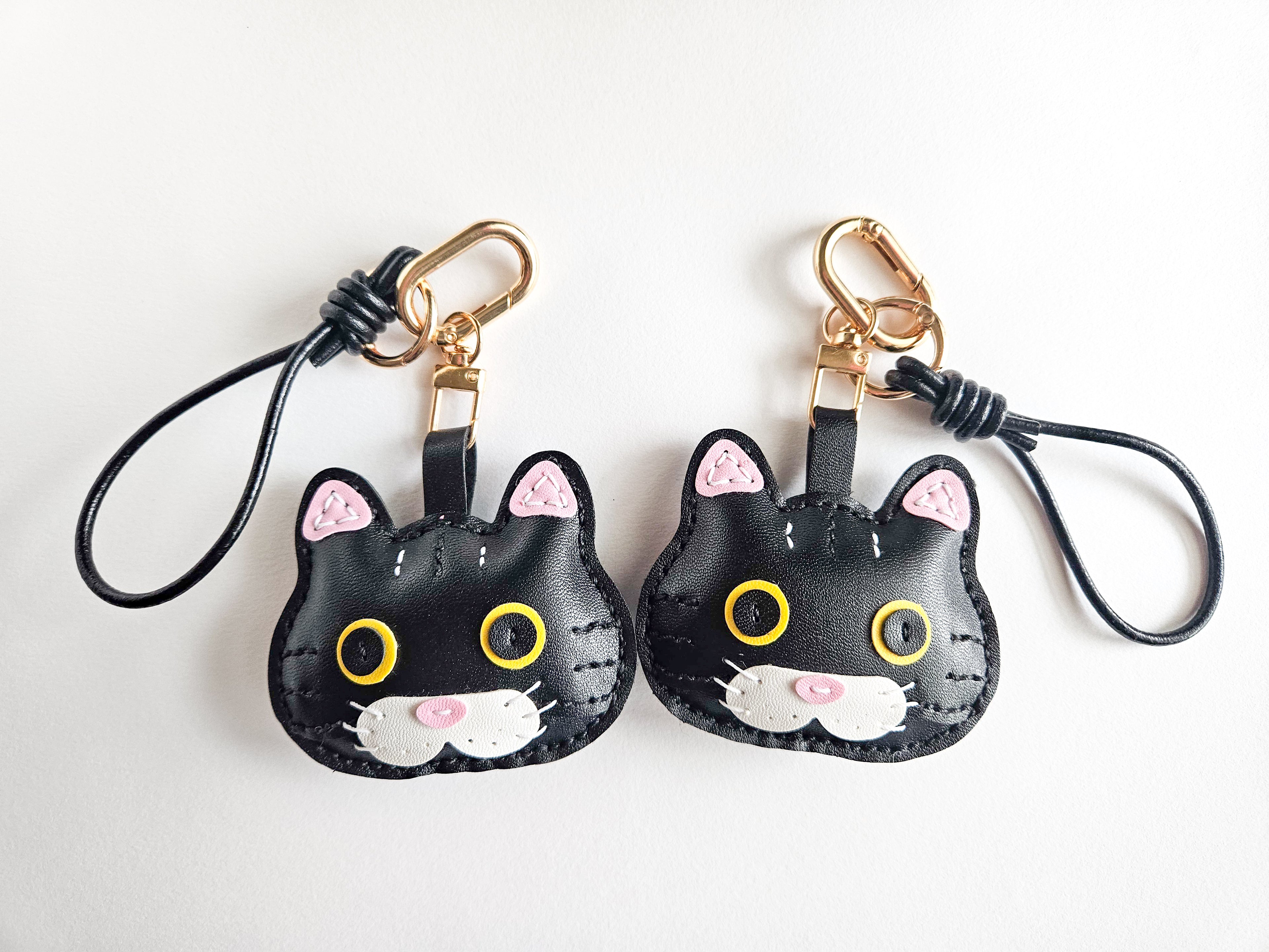Black Cat Bag Charm