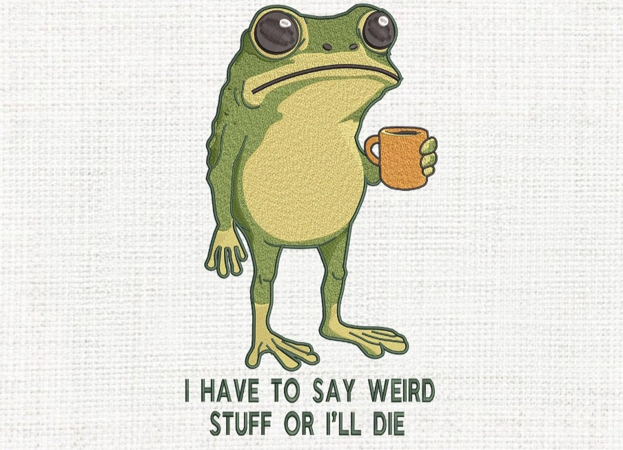 I have to say weird stuff