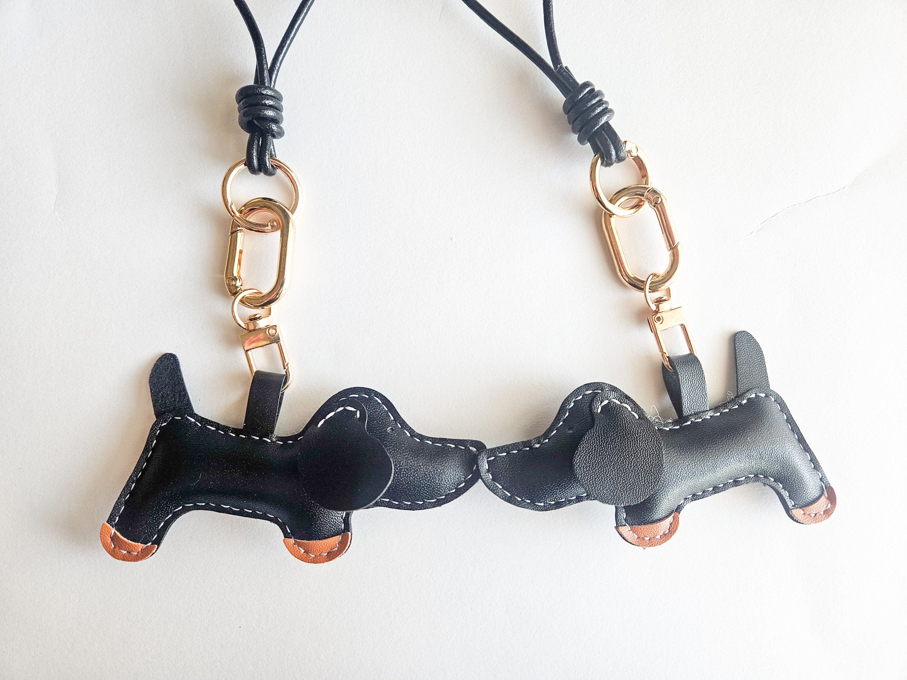 Sausage Dog Bag Charm