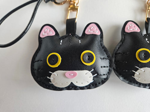Black Cat Bag Charm