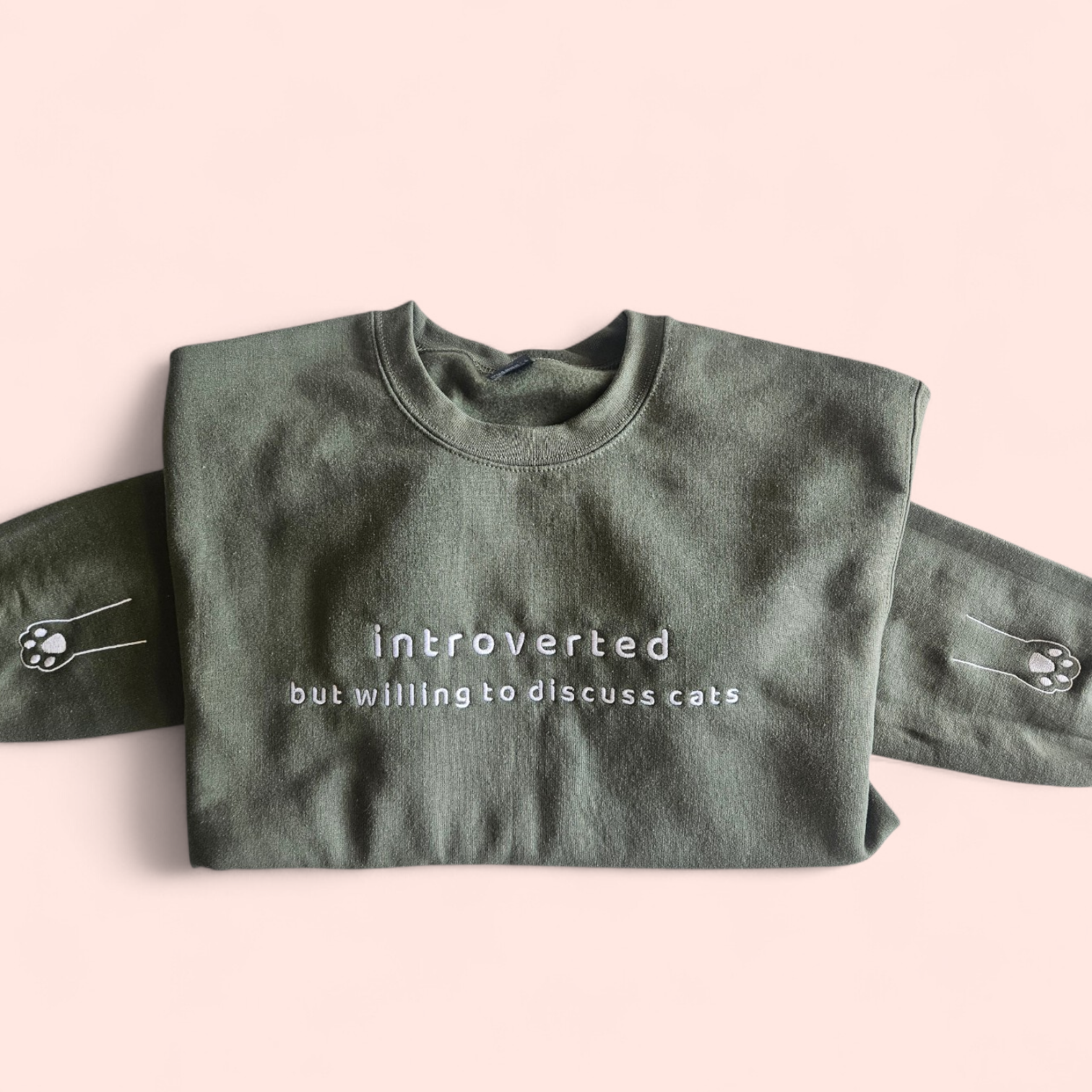 Introverted Cat Sweatshirt