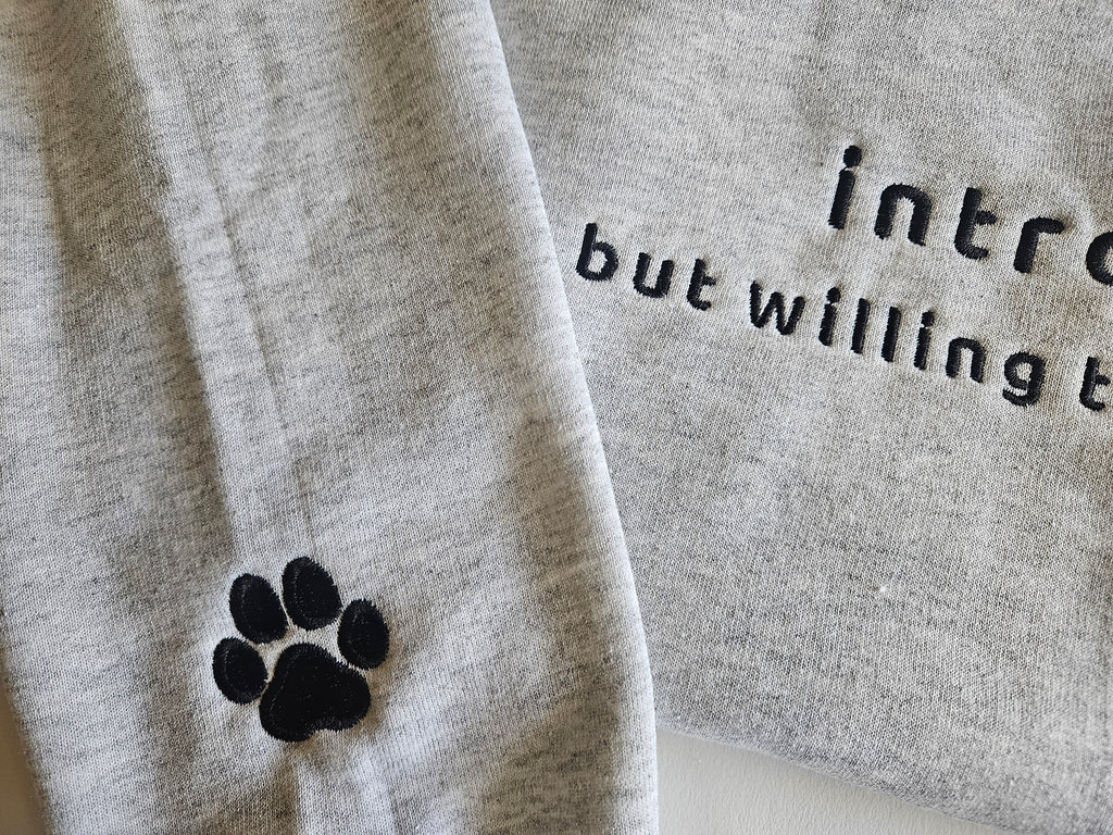 Introverted Dog Sweatshirt