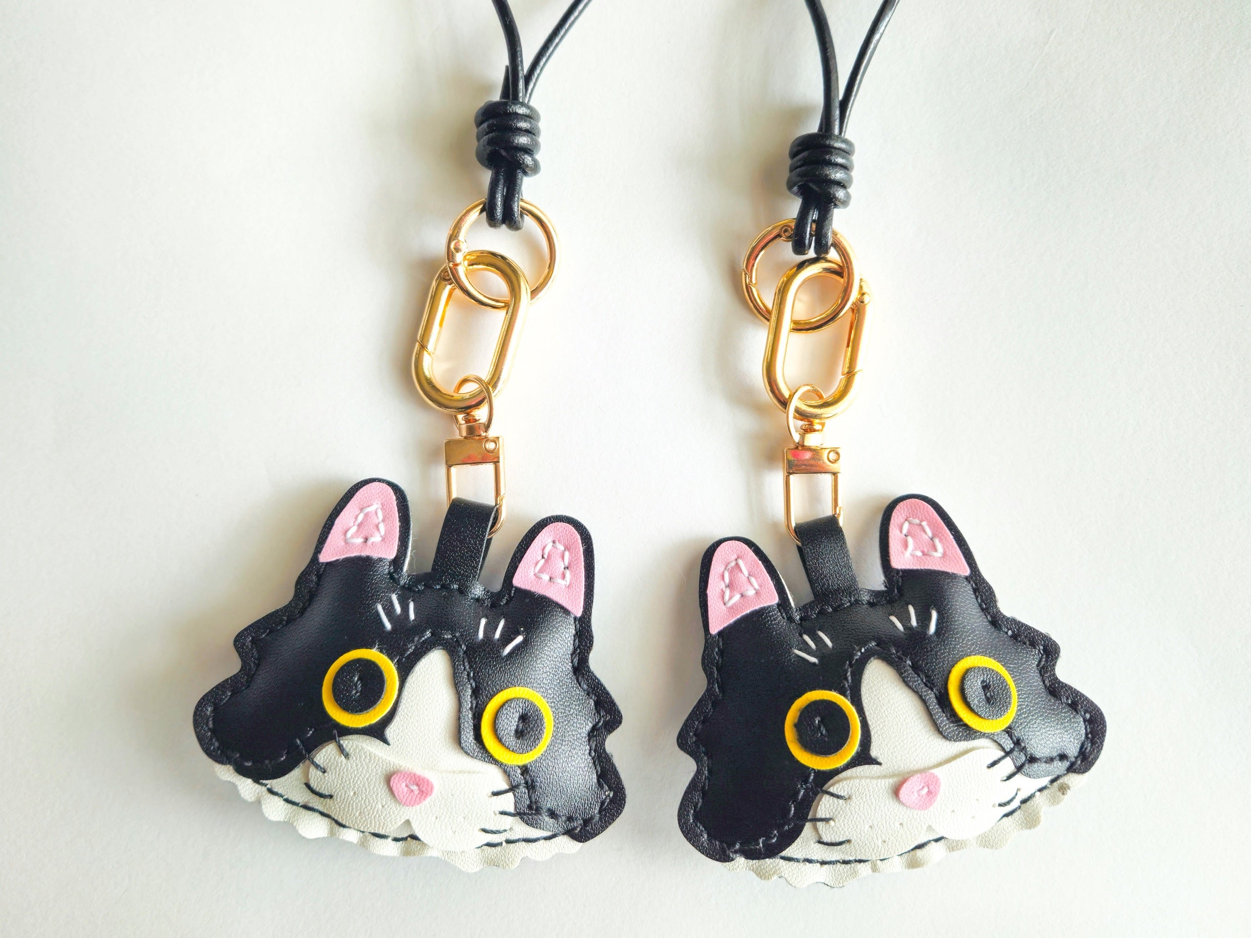 Tuxedo Cat Bag Charm
