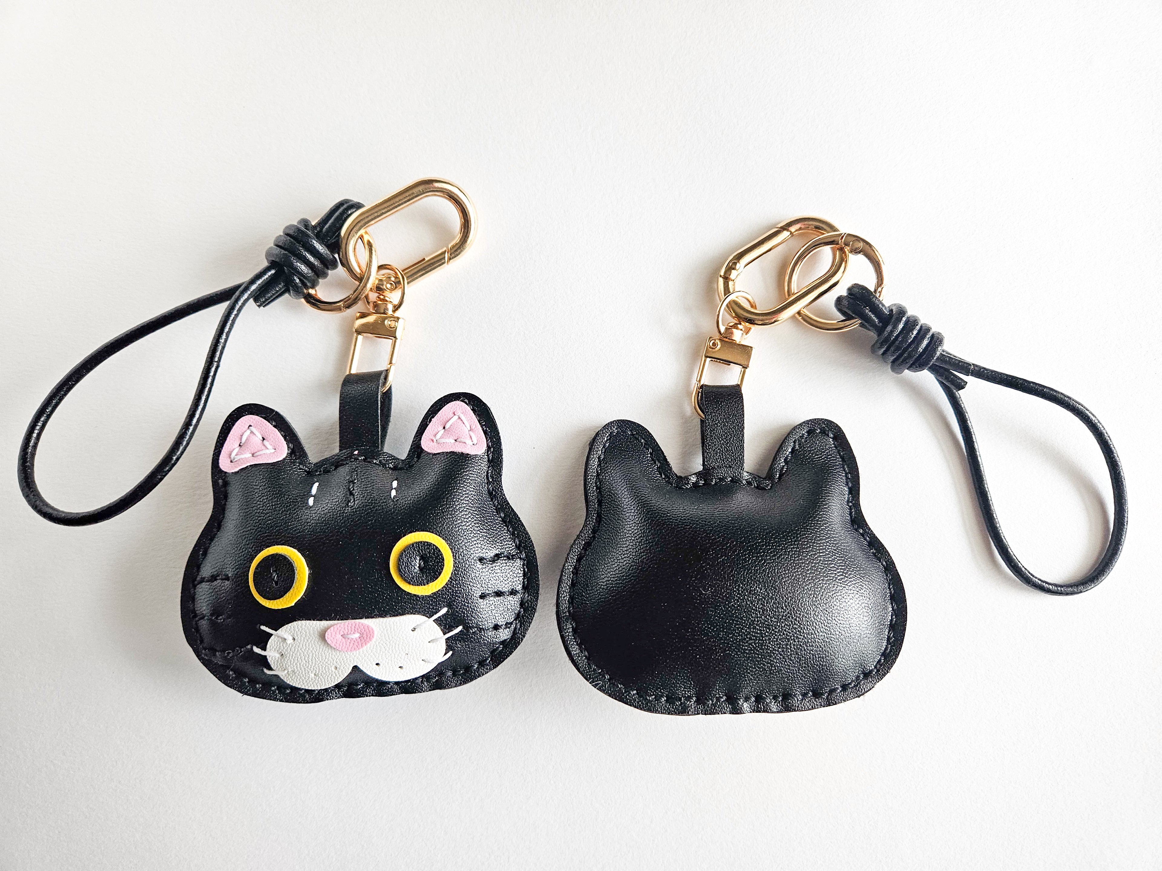 Black Cat Bag Charm