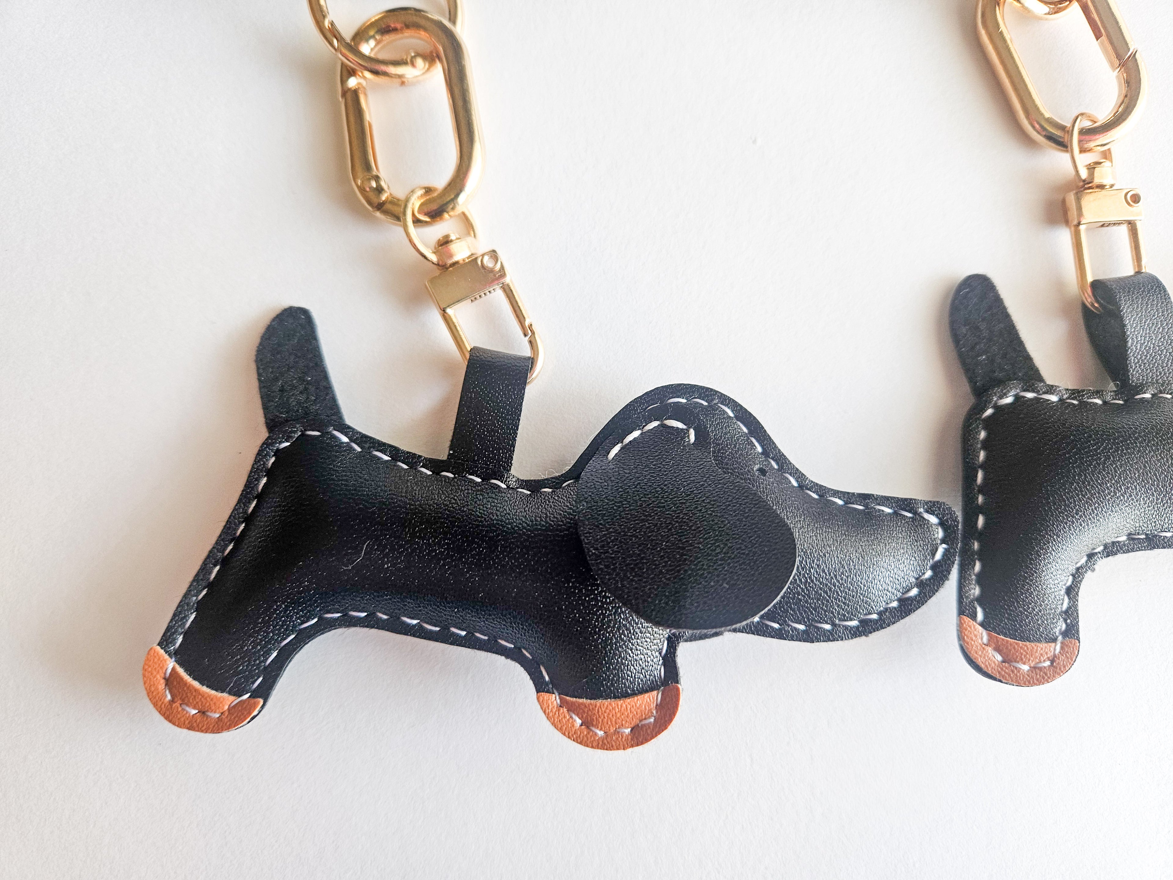 Sausage Dog Bag Charm