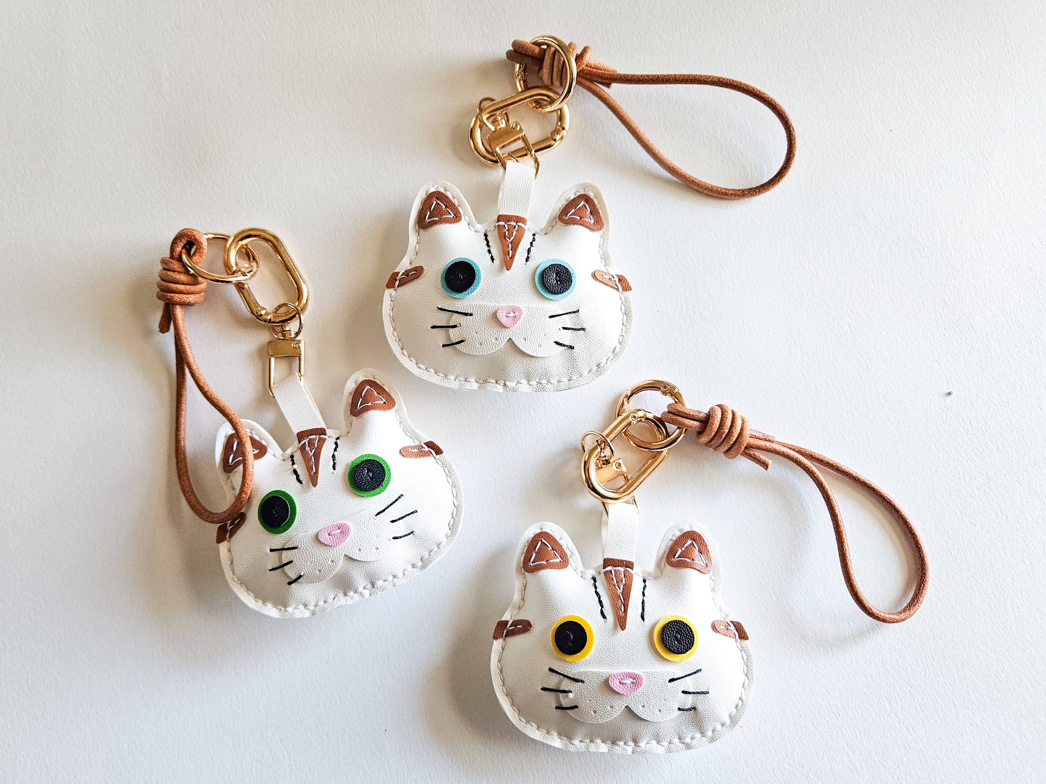 Scottish/British Cat Face Bag Charm