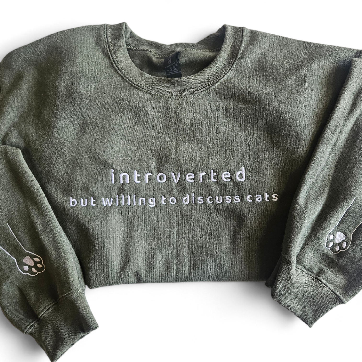 Introverted Cat Sweatshirt