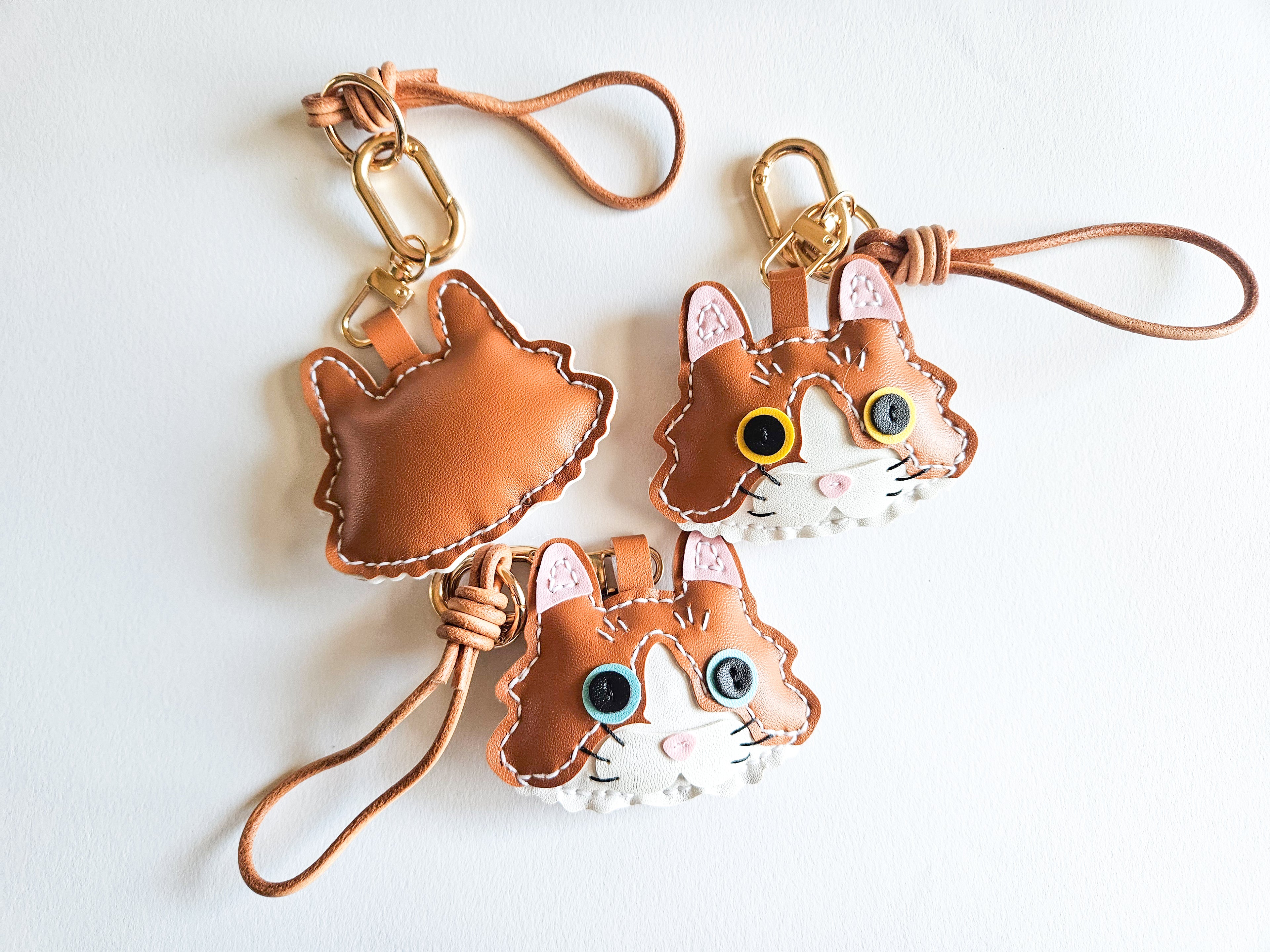 Cat Face Bag Charm