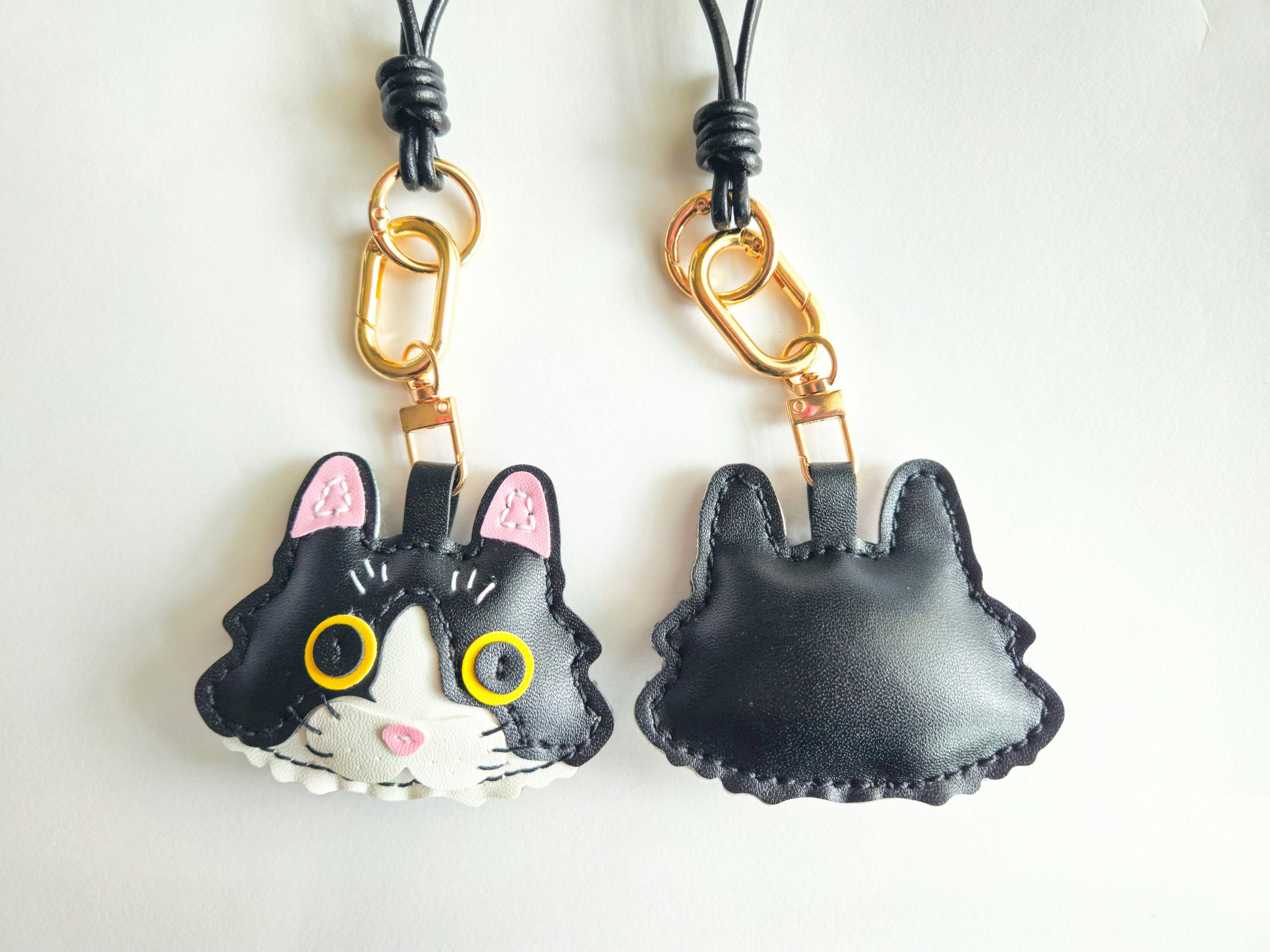 Tuxedo Cat Bag Charm